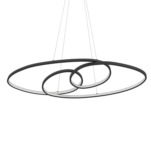 LED-Pendelleuchte Gianella - Polycarbonat / Aluminium - 1-flammig