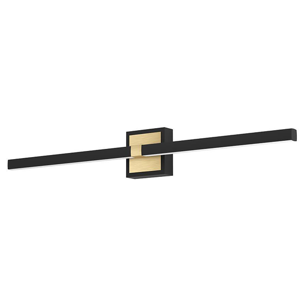 LED-Wandleuchte Peguera - Polycarbonat / Stahl - 1-flammig - Breite: 80 cm