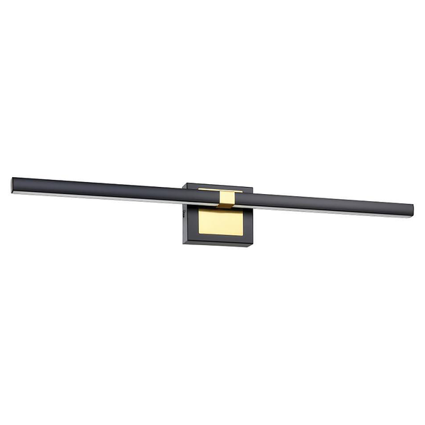 LED-Wandleuchte Peguera - Polycarbonat / Stahl - 1-flammig - Breite: 80 cm