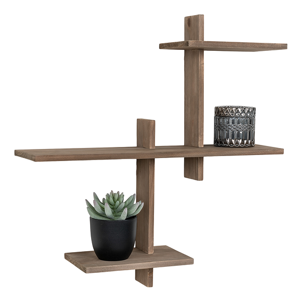 Wandregal Gavi - Kiefer massiv - Natur