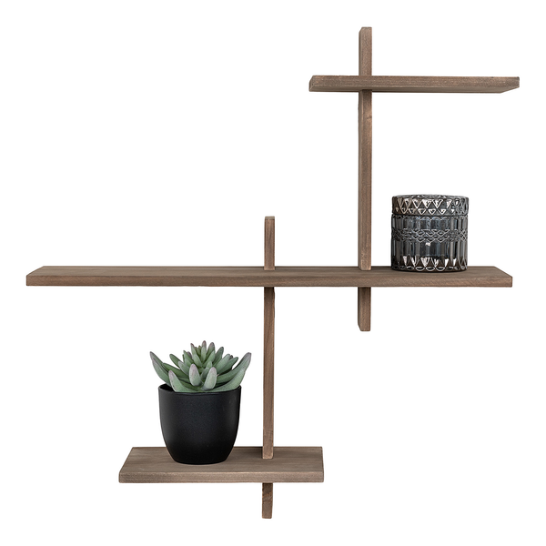 Wandregal Gavi - Kiefer massiv - Natur
