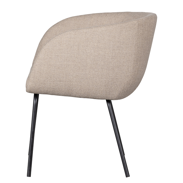 Esszmmerstuhl Noelle 2er-Set - Strukturstoff - Sand
