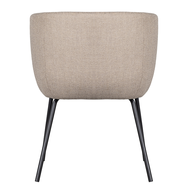 Esszmmerstuhl Noelle 2er-Set - Strukturstoff - Sand