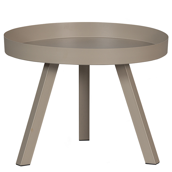 Beistelltisch Sunny - Eisen - Taupe - 45 x 60 cm