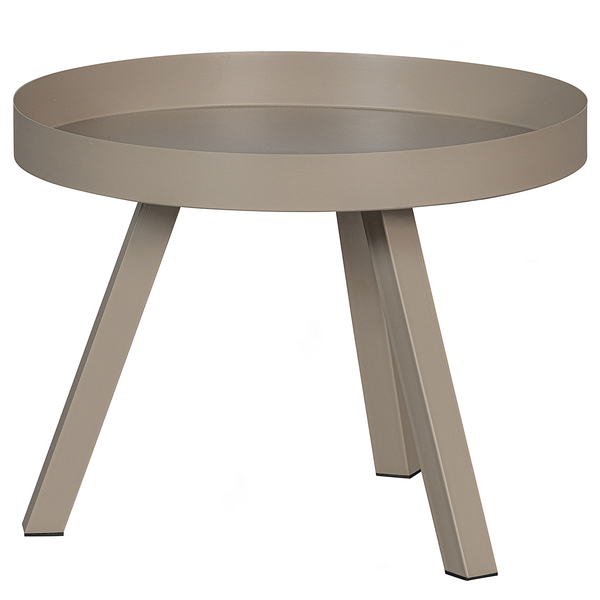 Beistelltisch Sunny - Eisen - Taupe - 45 x 60 cm