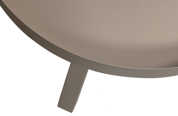 Beistelltisch Sunny - Eisen - Taupe - 45 x 60 cm