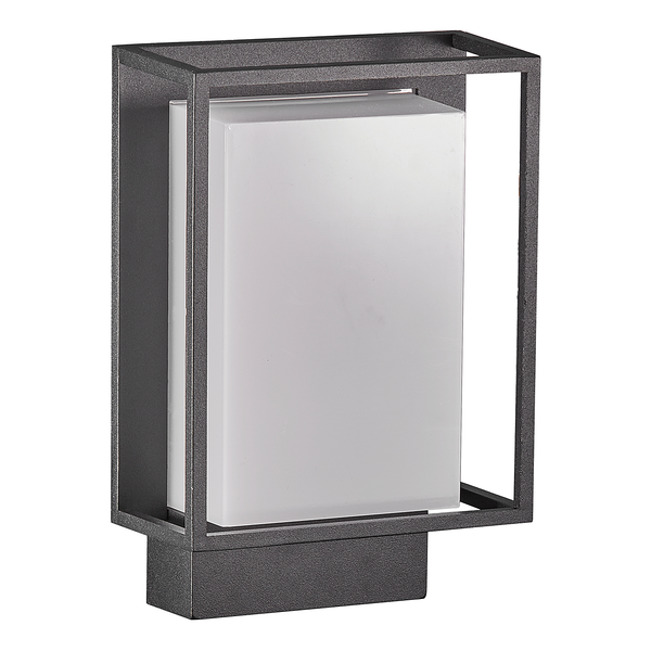 Wandleuchte Nestor - Aluminium -  Schwarz - 1-flammig