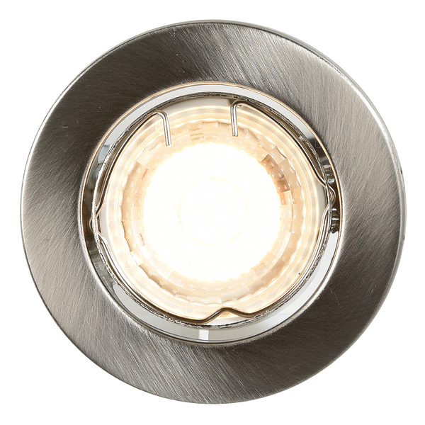Einbauleuchte Canis 2700  3er-Set - Nickel - Silber