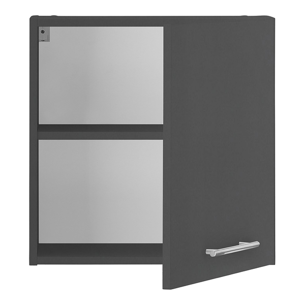 Hängeschrank Laundreezy 1 Tür - Anthrazit - Höhe: 50 cm