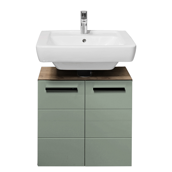 Waschbeckenunterschrank Poway - Mintgrau