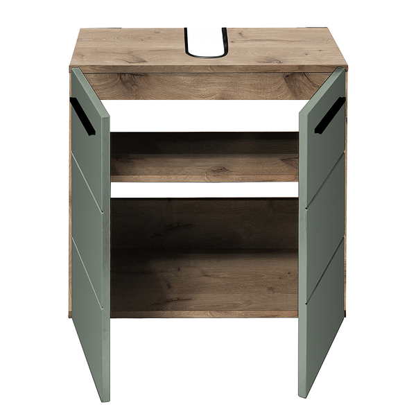 Waschbeckenunterschrank Poway - Mintgrau