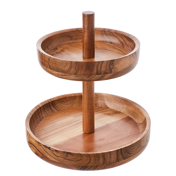 Etagere ACACIA 2-stufig - Akazienholz