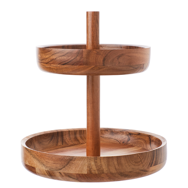 Etagere ACACIA 2-stufig - Akazienholz