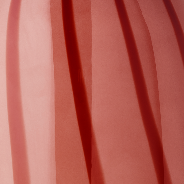 Vase CANDY Streifen - Glas - Rot