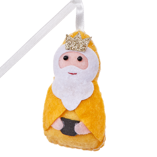 Girlande X-MAS Krippe - Polyester - Bunt