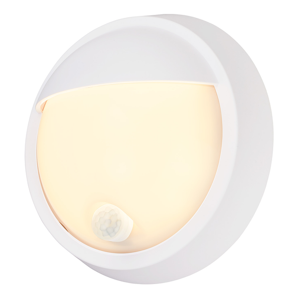 LED-Wandleuchte Less mit Sensor - Aluminium / Kunststoff - 1-flammig - Weiß