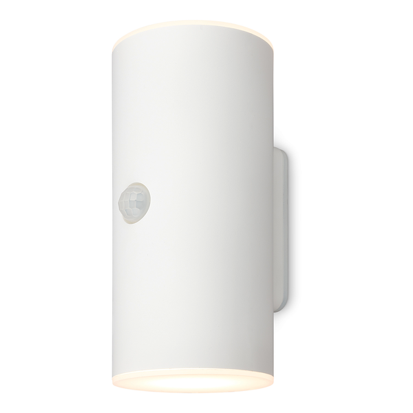 LED-Wandleuchte Upsa mit Sensor - Kunststoff - 1-flammig - Weiß