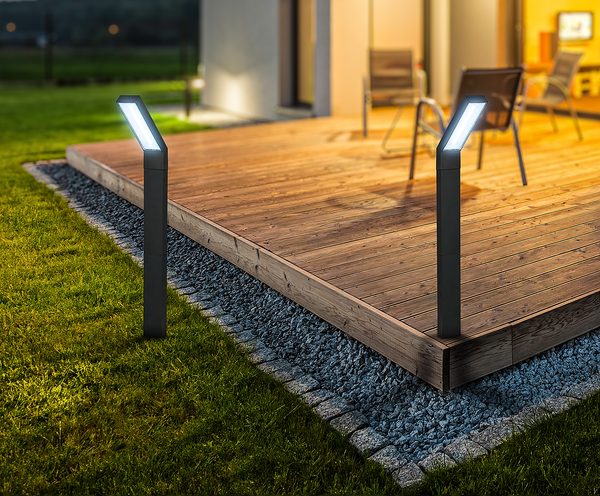 LED-Wegeleuchte Dyna - Aluminium - Schwarz - 1-flammig