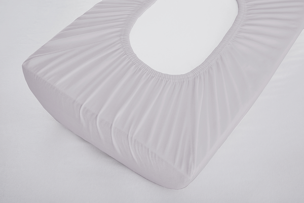 Kissenspannbezug Basti - Baumwolle / Elastan - 58 x 39 cm - Lichtgrau