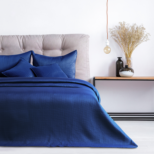 Tagesdecke Darmen - Polyester - Dunkelblau - 220 x 240 cm