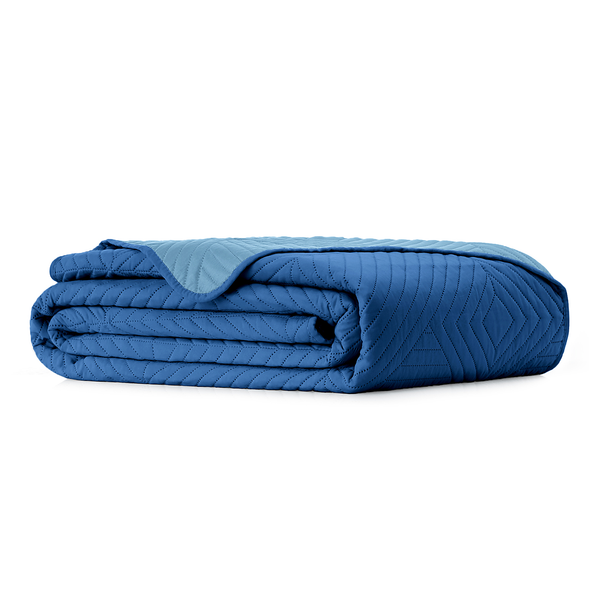 Tagesdecke Lofta - Polyester - Blau - 220 x 240 cm