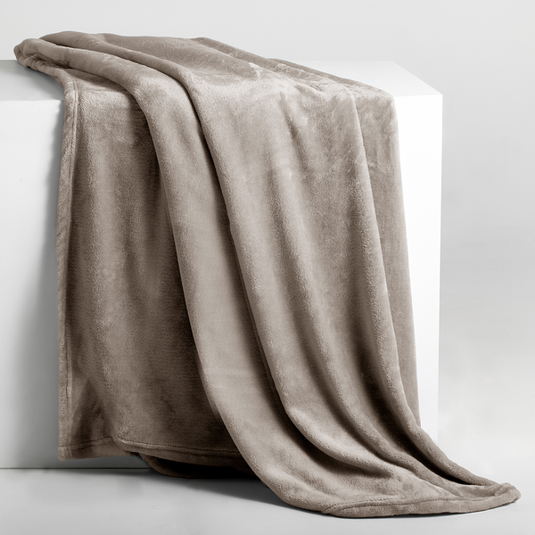 Kuscheldecke Nic - Polyester - Cappuccino - 160 x 210 cm