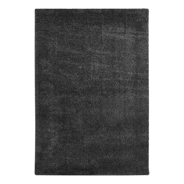 Teppich Chia - Polypropylen - Anthrazit - 80 x 150 cm