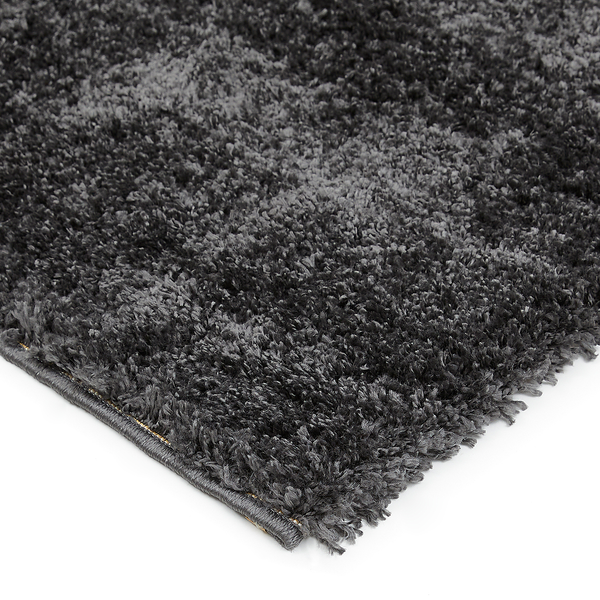 Teppich Chia - Polypropylen - Anthrazit - 80 x 150 cm