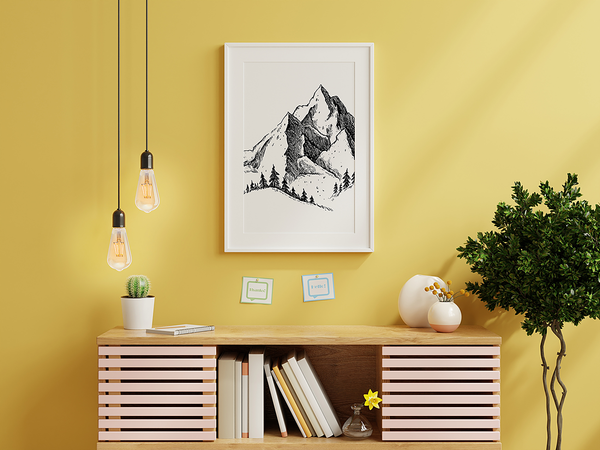 LED-Leuchtmittel Druno 4er-Set - Farbglas - Bernstein