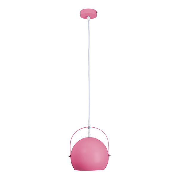 Pendelleuchte Colorado - Eisen - Pink - 1-flammig