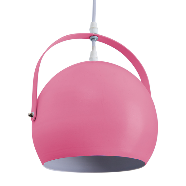 Pendelleuchte Colorado - Eisen - Pink - 1-flammig