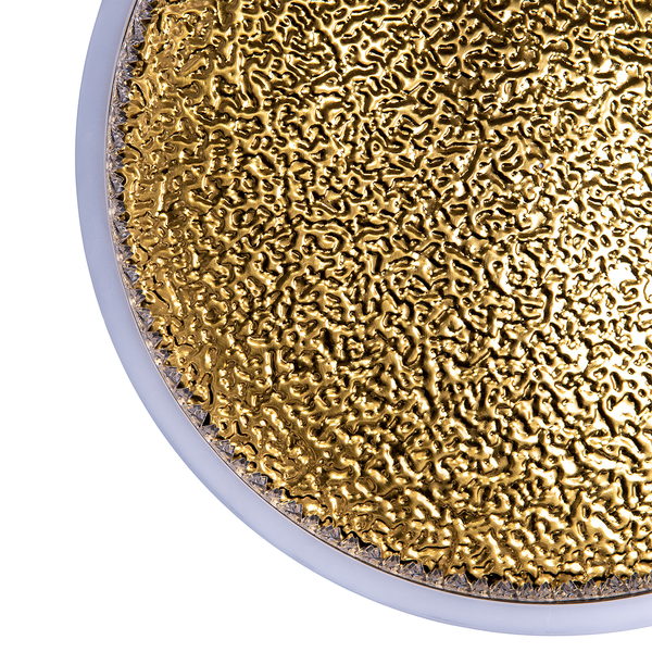 LED-Deckenleuchte Arany - Eisen / Acrylglas - Schwarz / Messing - 1-flammig