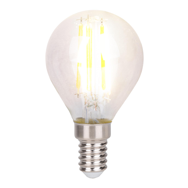 LED-Leuchtmittel Daffy Globe - Klarglas - Durchscheinend - 6er Set