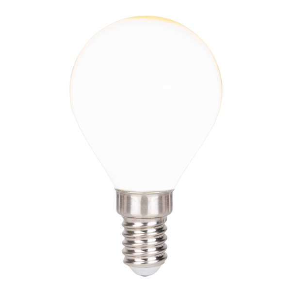 LED-Leuchtmittel Daffy Pear 6er-Set - Opalglas - Weiß