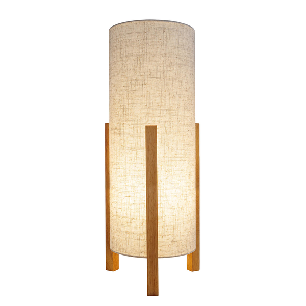Tischleuchte Matilda - Mischgewebe - Beige - 1-flammig - Höhe: 52 cm