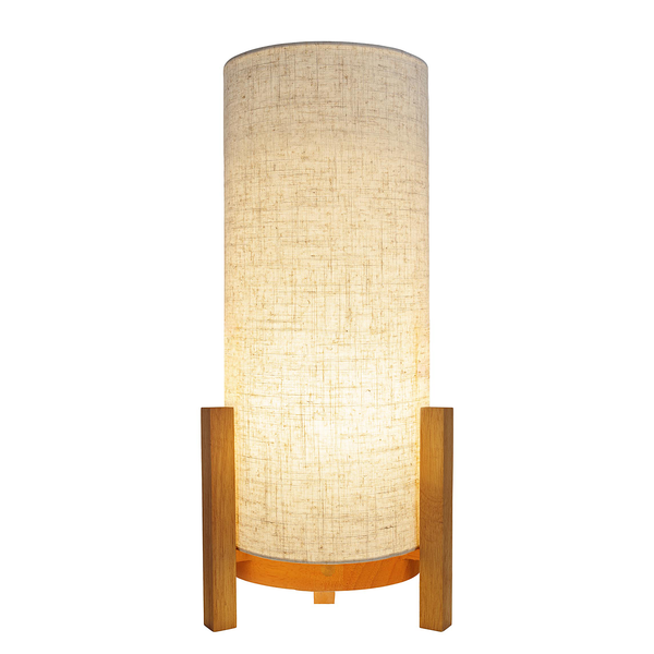 Tischleuchte Madita - Mischgewebe - 1-flammig - Beige - 22 x 48 cm