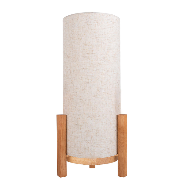 Tischleuchte Madita - Mischgewebe - 1-flammig - Beige - 22 x 48 cm