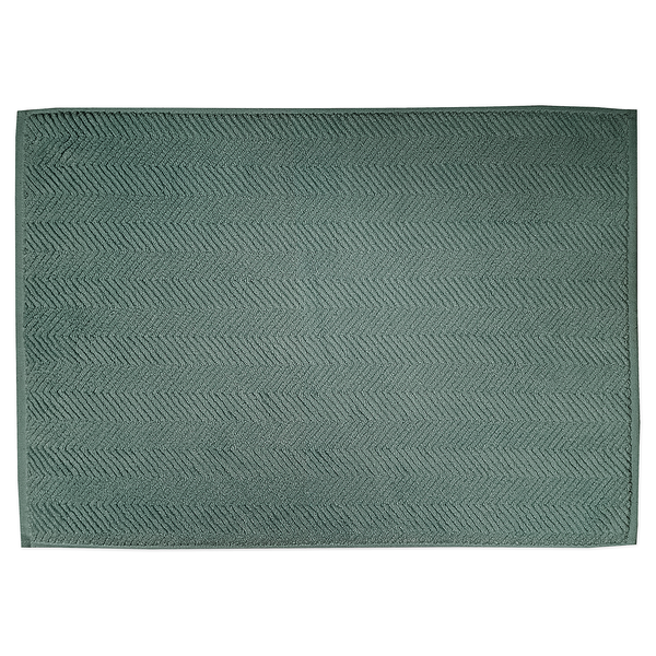 Badteppich Ocean - Bio-Baumwolle - Olivgrün