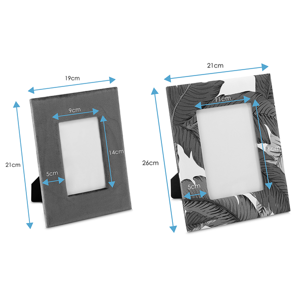 Bilderrahmen Breno 2er-Set - PVC / Vlies