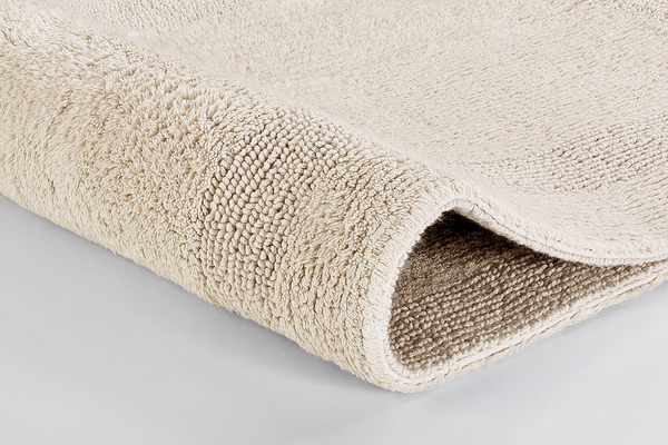 Badteppich Arizona - Baumwolle - Beige - 60 x 100 cm