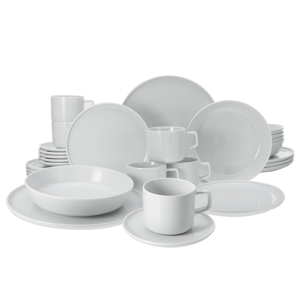 Kombiservice Chef Collection - Porzellan - Weiß - 30-teilig