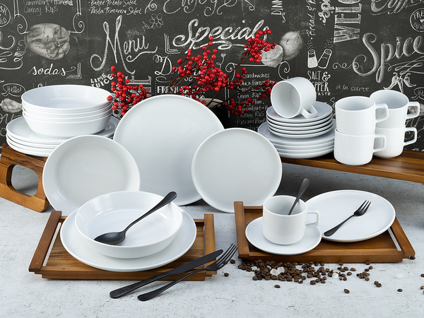 Kombiservice Chef Collection - Porzellan - Weiß - 30-teilig