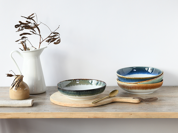 Poke Bowl Cascade 4er-Set - Steinzeug - Mehrfarbig