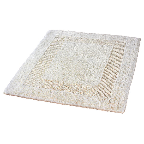 Badteppich Arizona - Baumwolle - Beige - 55 x 65 cm