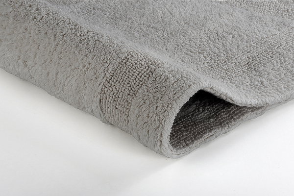 Badteppich Arizona - Baumwolle - Silbergrau - 55 x 65 cm