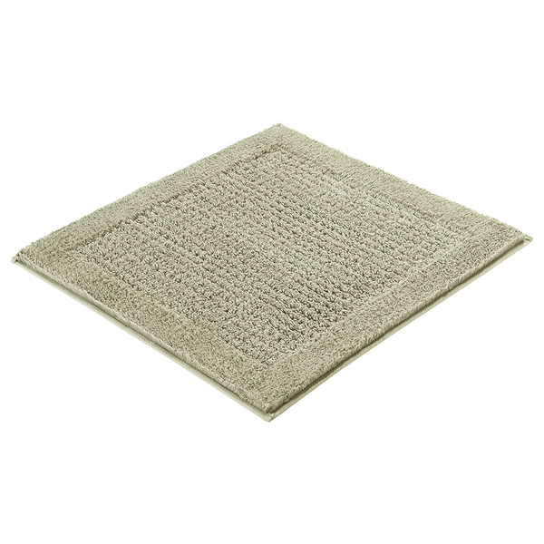 Badteppich Net - Baumwolle - Grün - 60 x 60 cm
