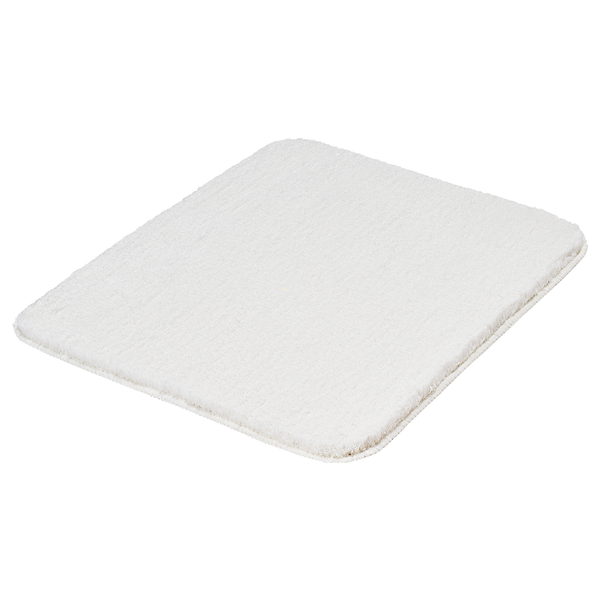 Badteppich Marco - Polyester - Weiß - 50 x 60 cm