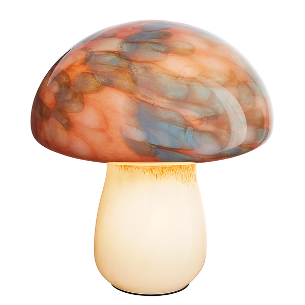 LED Leuchte FUNGI LIGHT - Glas - Braun