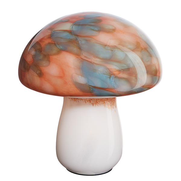 LED Leuchte FUNGI LIGHT - Glas - Braun