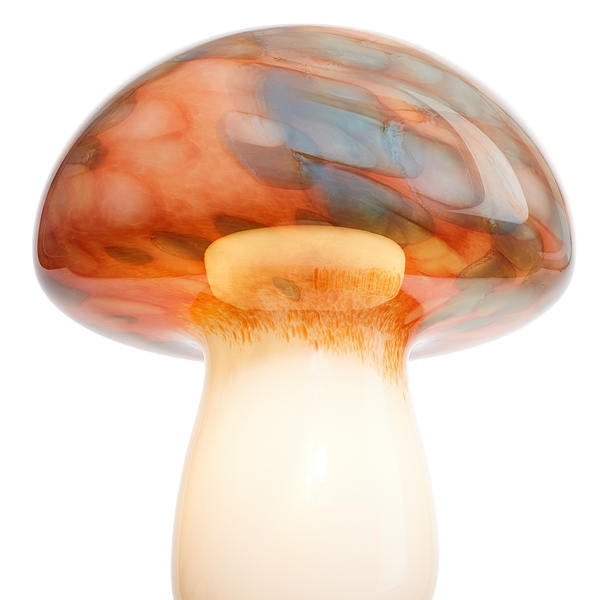 LED Leuchte FUNGI LIGHT - Glas - Braun